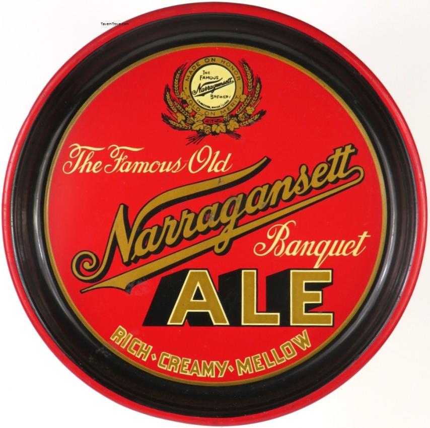 Narragansett Ale (black reverse)