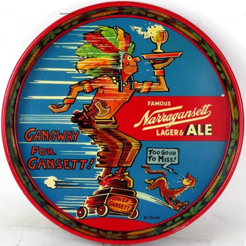 Narragansett Beer/Ale Dr. Seuss Chief Gansett