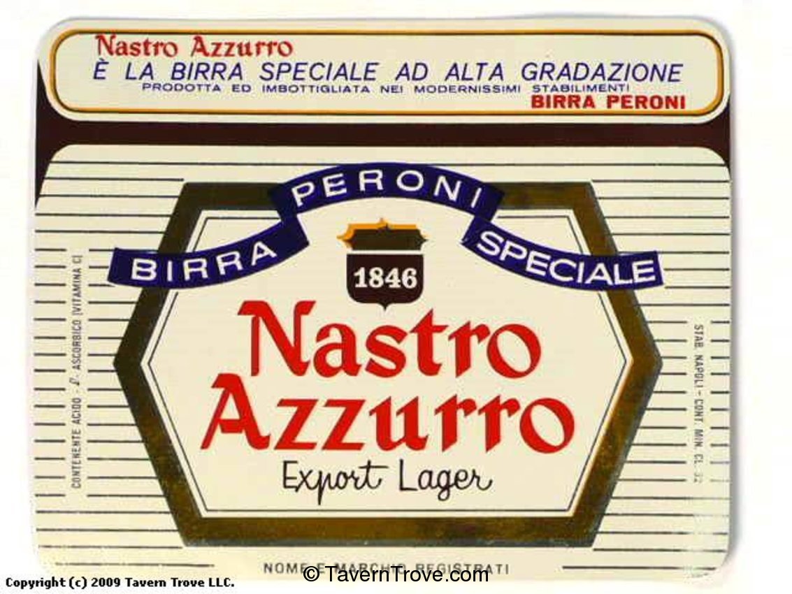 Nastro Azzuro Export lager