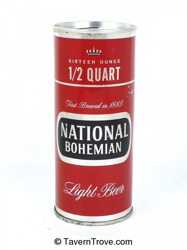 National Bohemian Light Beer Zip Top