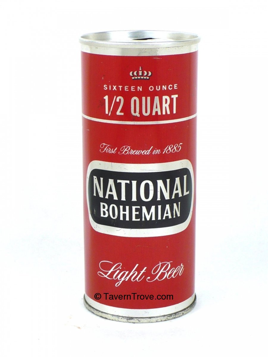 1964 Tab Top Cans, 14 to 16oz National Bohemian Light Beer Tavern Trove