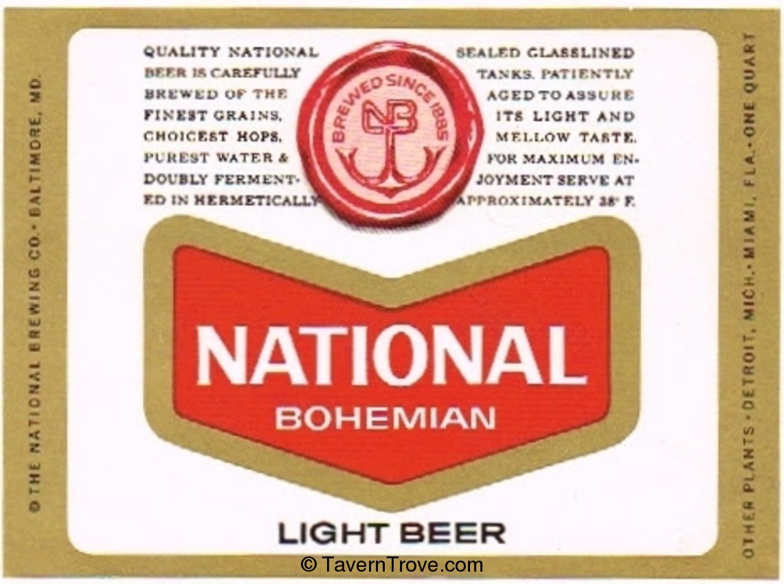 National Bohemian Light Beer