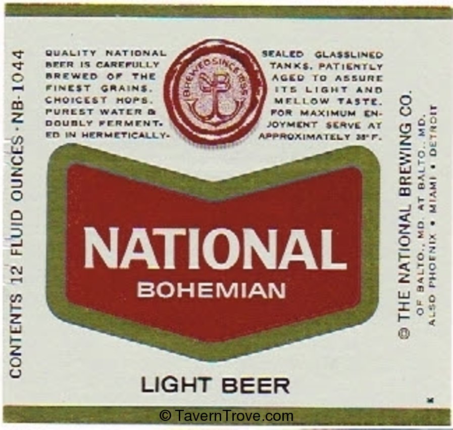 National Bohemian Light Beer