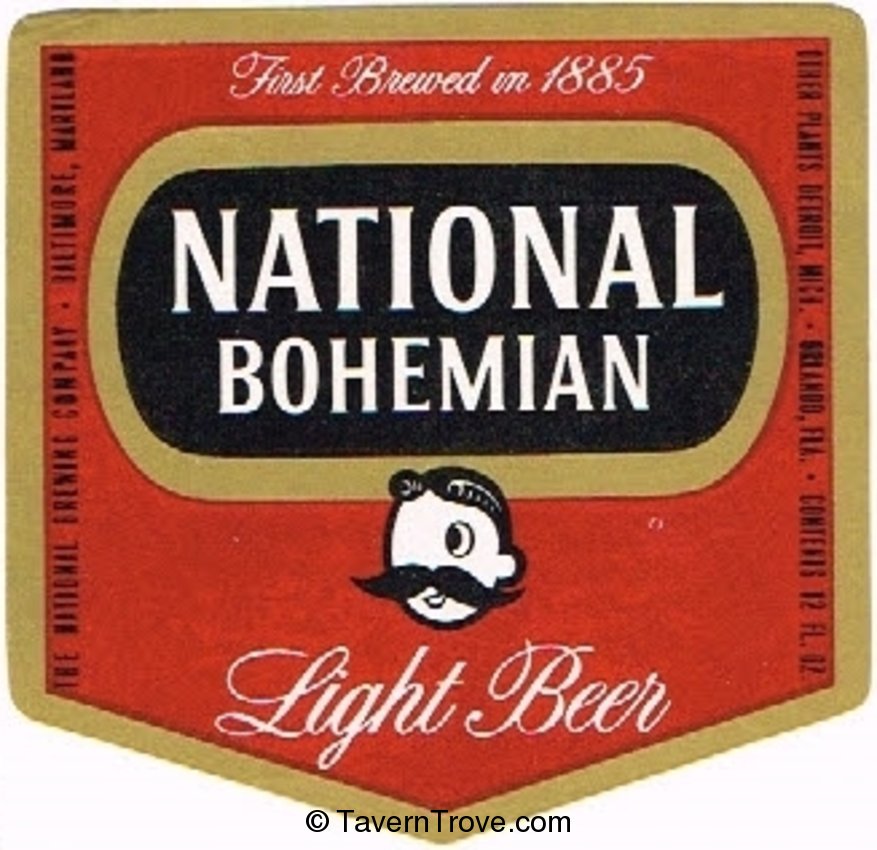 National Bohemian Light Beerr