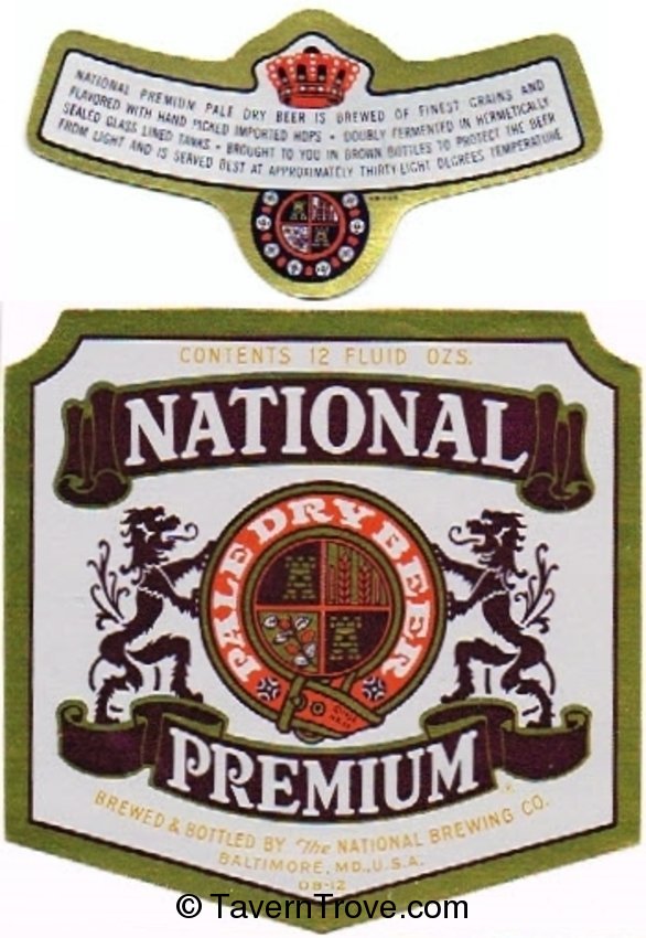 National Premium Pale Dry Beer