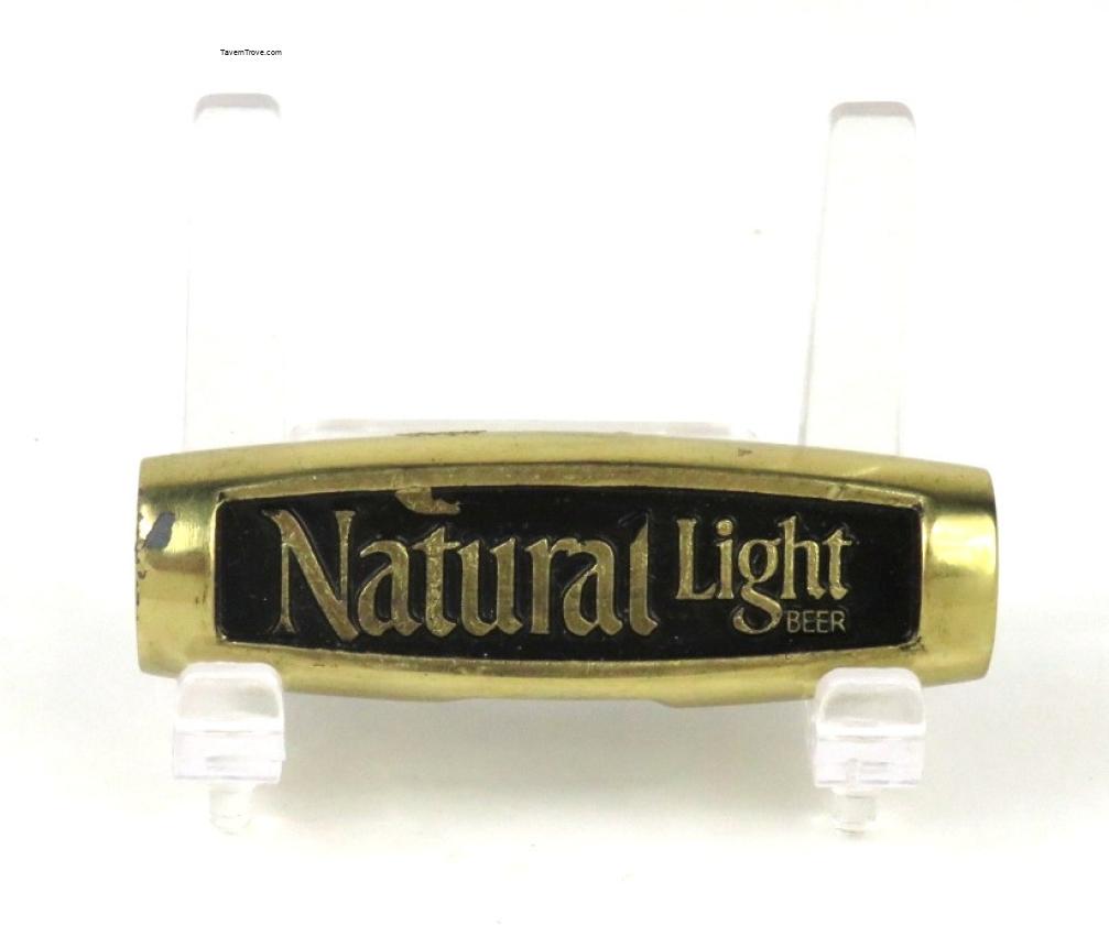 Natural Light Beer Solid Brass