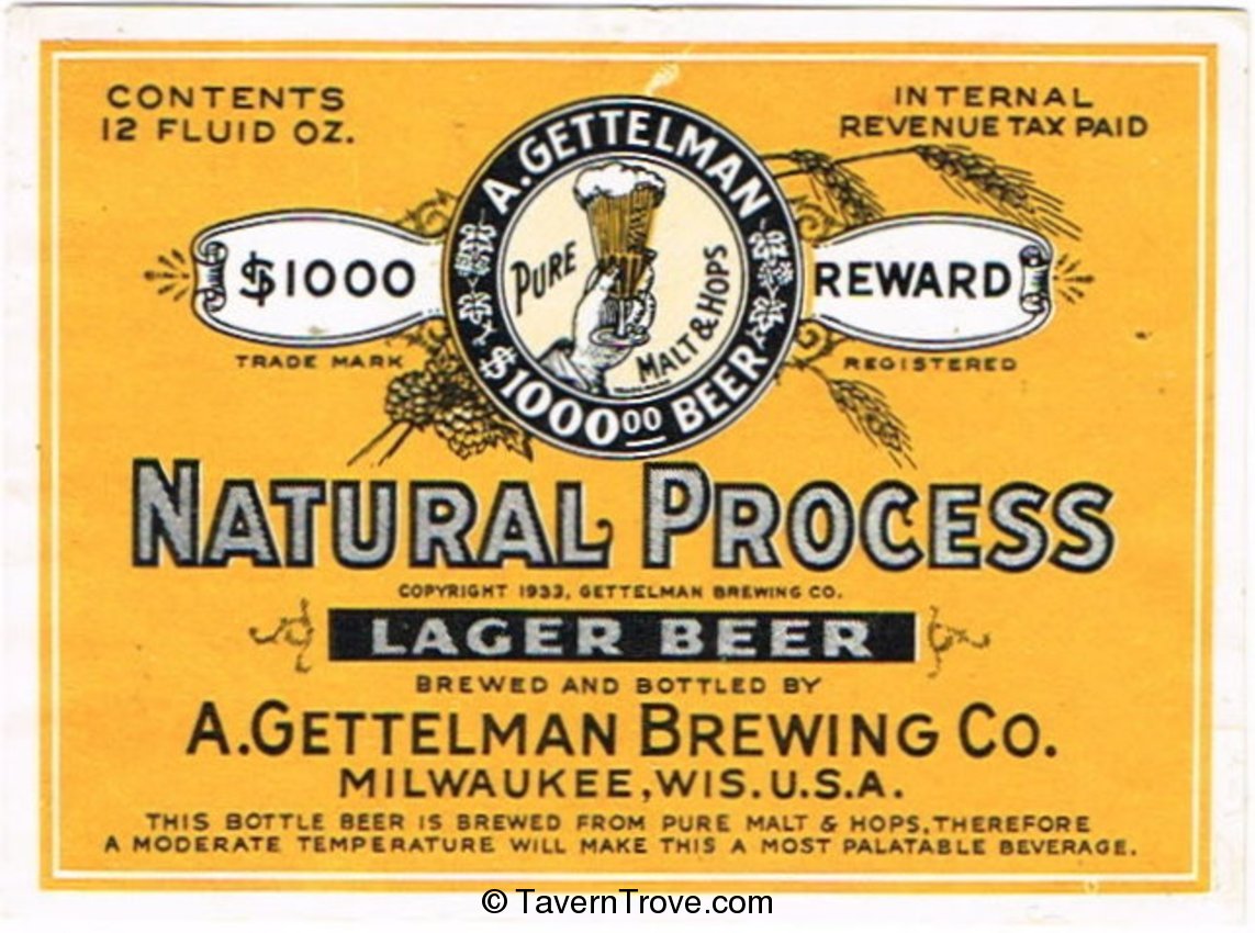 Natural Process Lager Beer