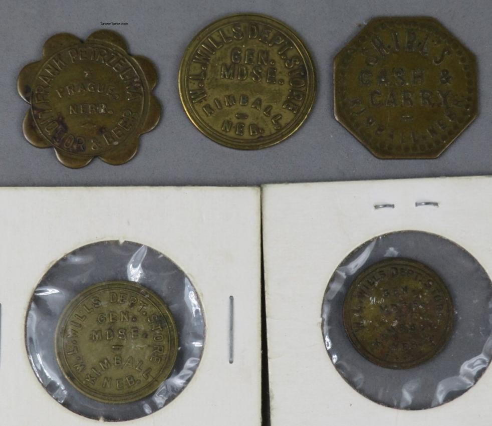 Nebraska Kimball Prague Trade Tokens