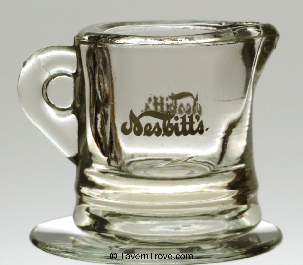 Nesbitt's 2½ inch Glass Creamer