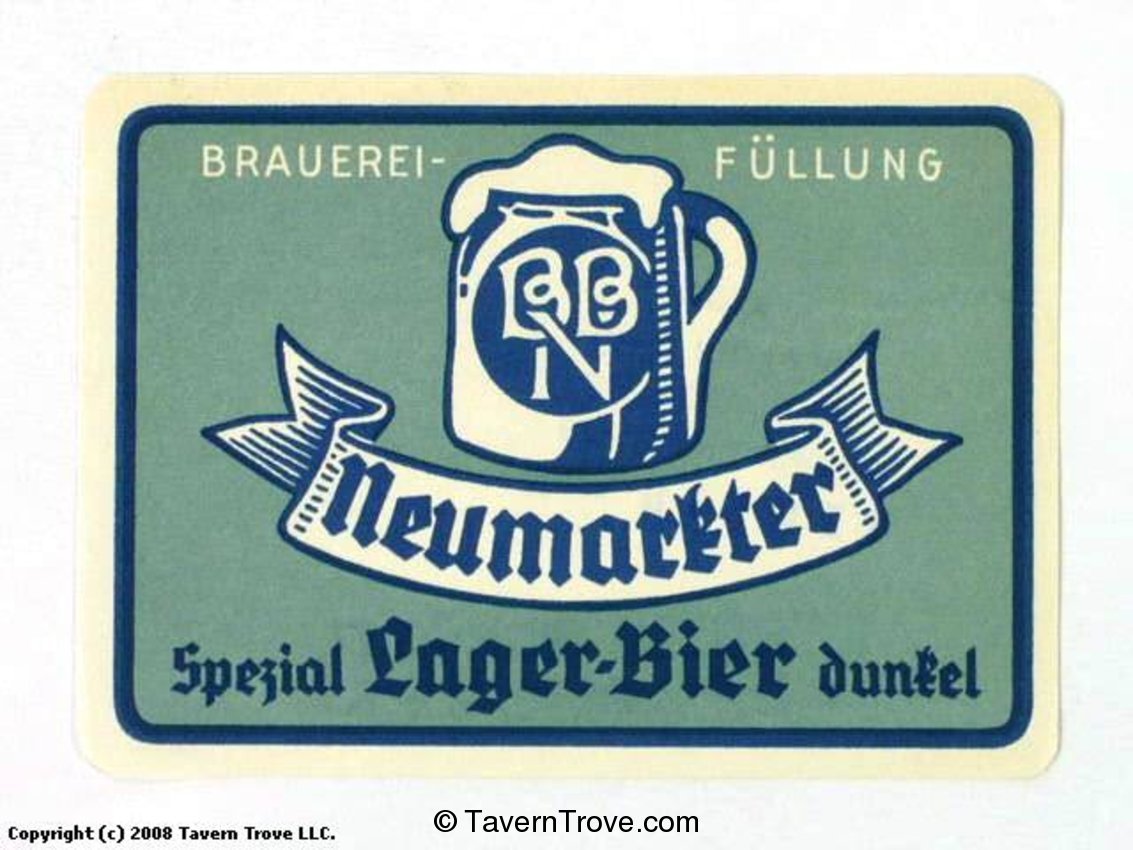 Neumarkter Lager-Bier Dunkel