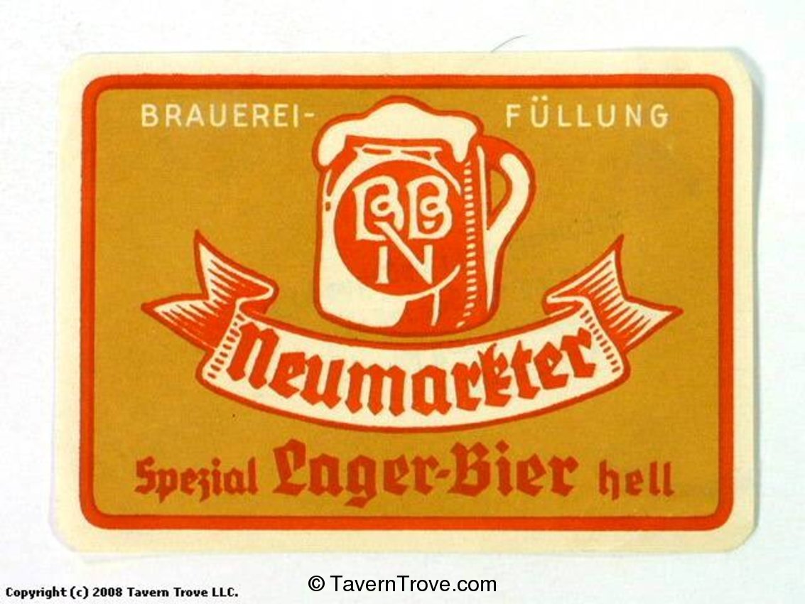 Neumarkter Lager-Bier Hell