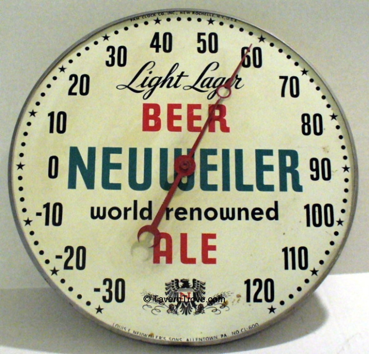 Item 56905 1955 Neuweiler Beer thermometer Thermometer