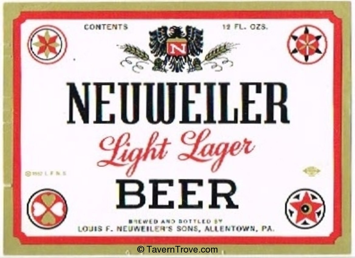 Neuweiler Light  Lager Beer