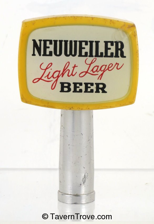 Neuweiler Light Lager Beer 3¾ inch Tap Handle Allentown Pennsylvania