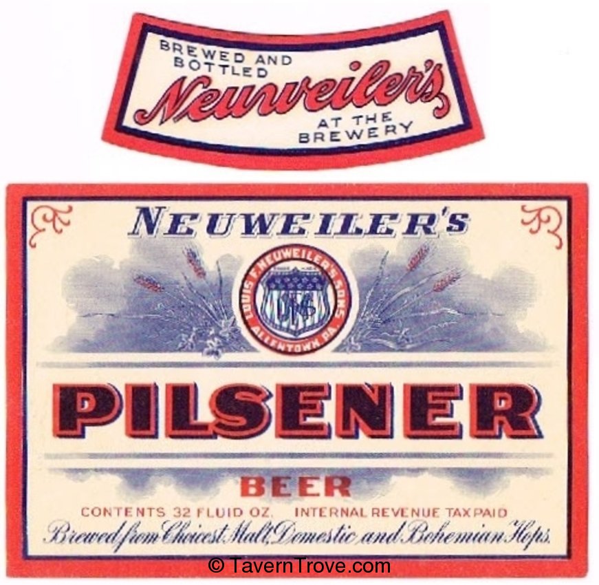 Neuweiler's Pilsener  Beer