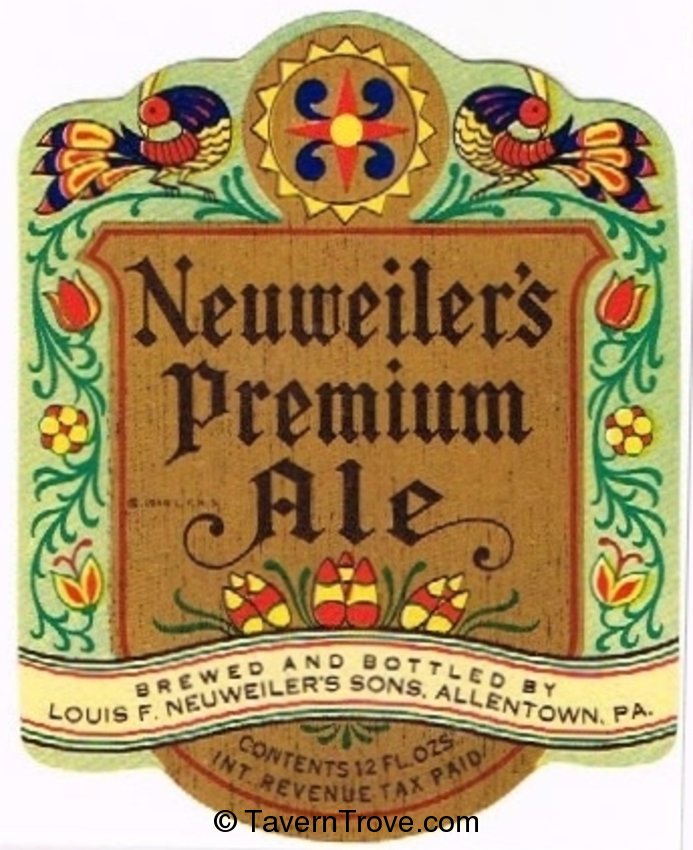 Neuweiler's Premium  Ale