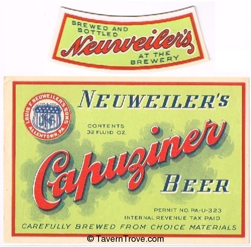 Neuweiller's  Capuziner Beer