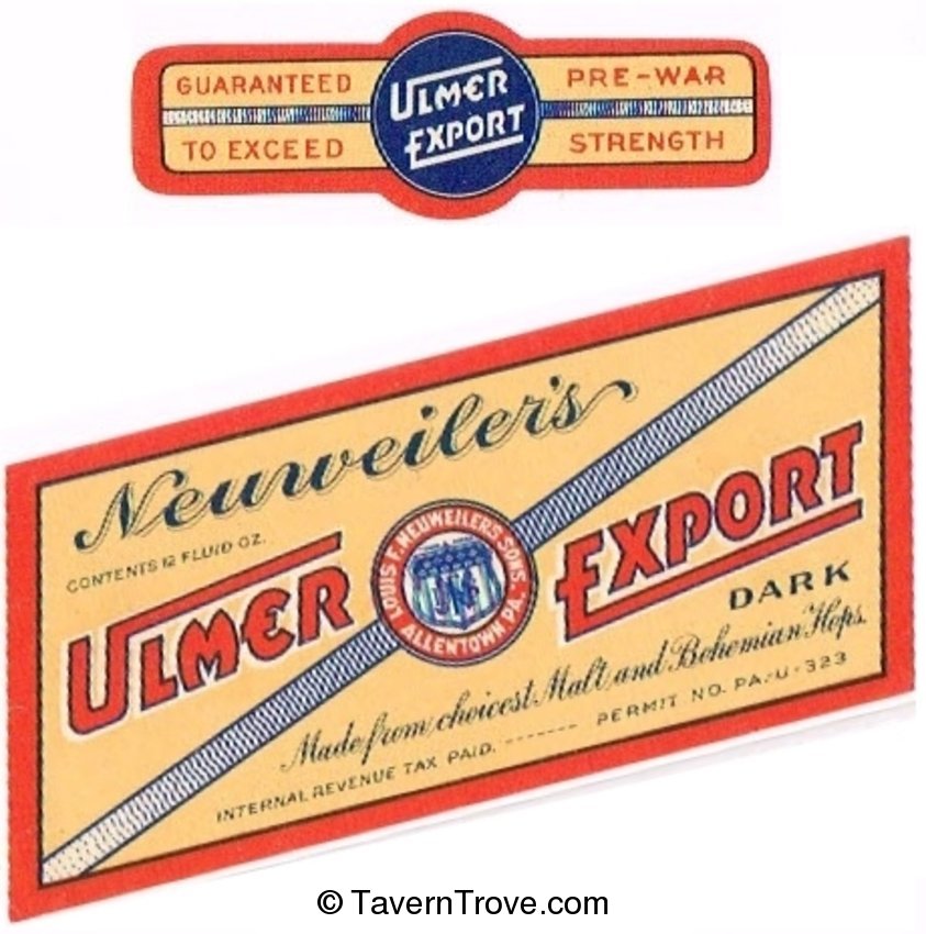 Neuweiller's Ulmer Export Dark Beer