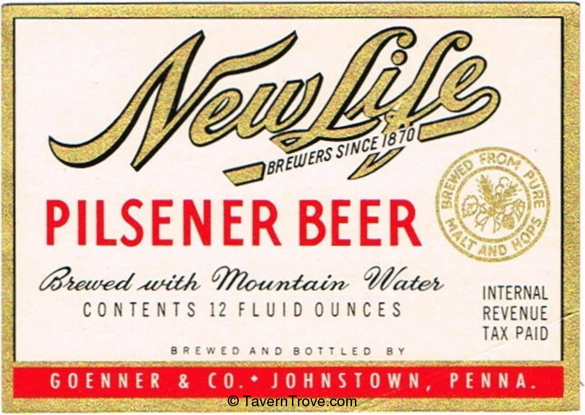 New Life Pilsener Beer 