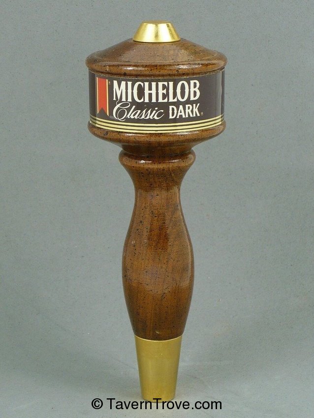 NEW 1980s MICHELOB CLASSIC DARK BEER 6¾ inch Wooden Tap Handle