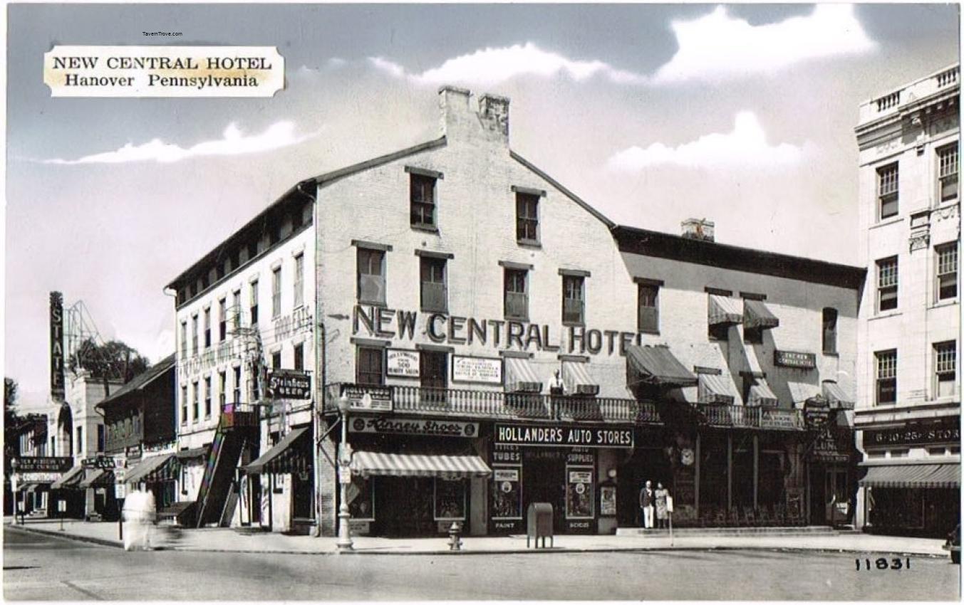 New Central Hotel Steinhaus Beer Hanover Pennsylvania