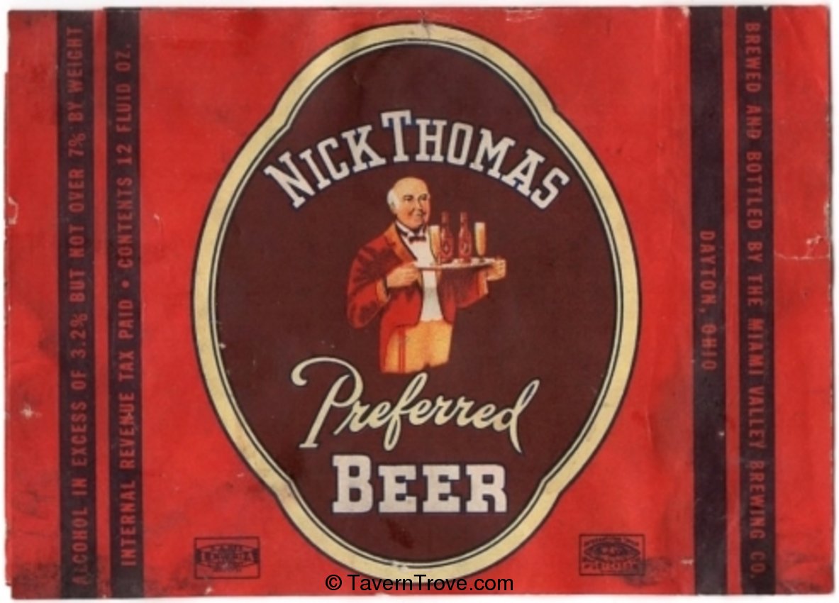 Nick Thomas Preferred Beer