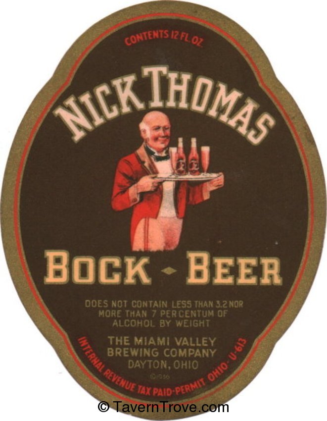 Nick Thomas Bock Beer