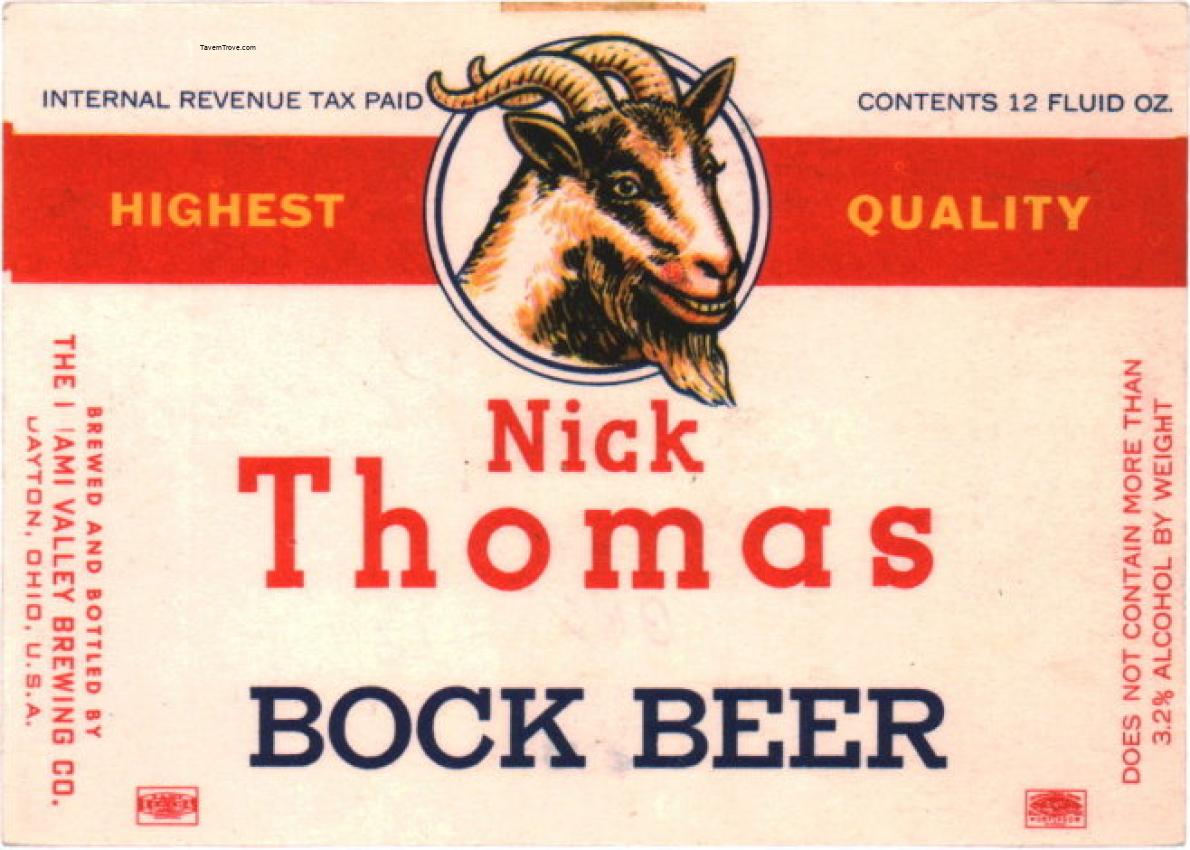 Nick Thomas Bock Beer