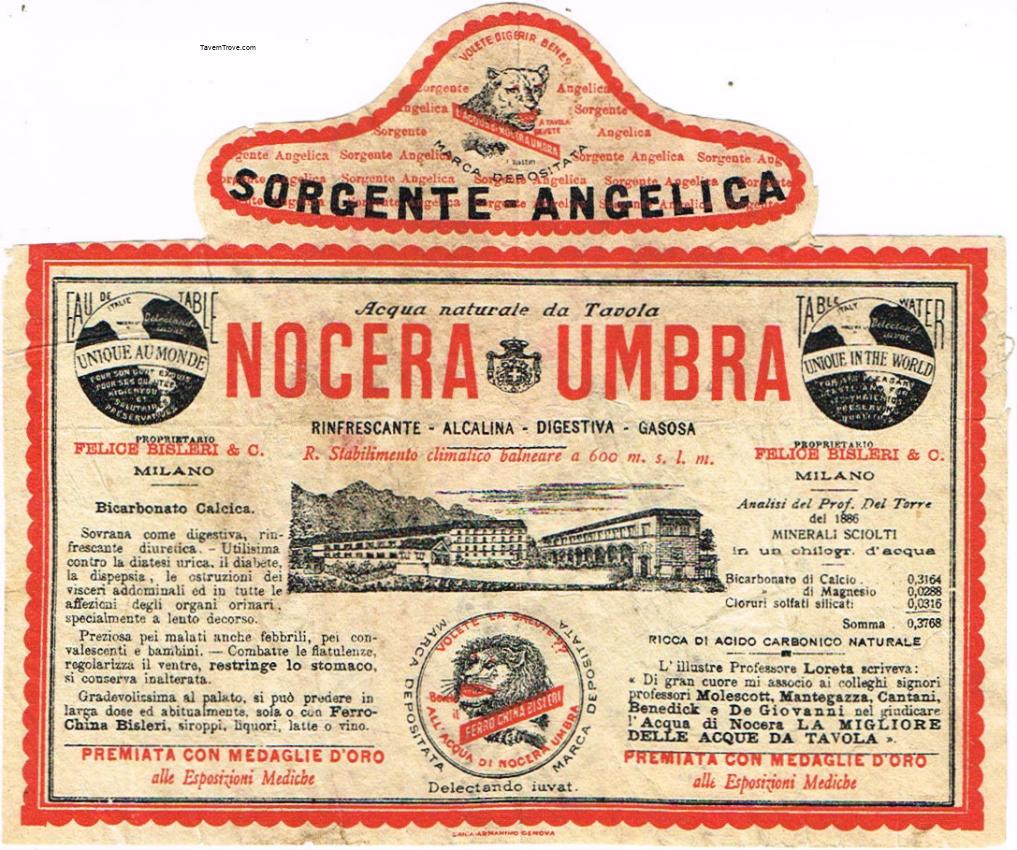 Nocera Umbra Mineral Water Umbria Italy