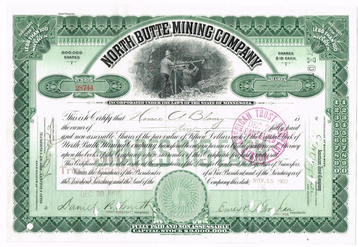 North Butte Mining Co. of Minnesota