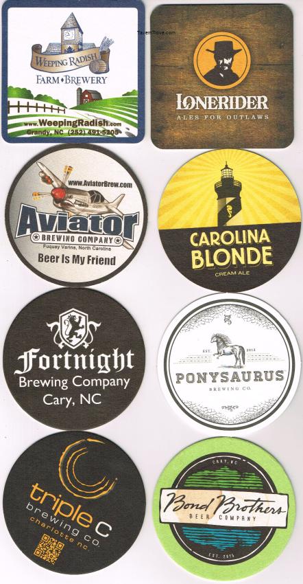 North Carolina Lot of Six Foothills Lonerider Etc. Craft Beer