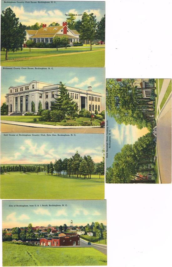 North Carolina Rockingham Lot of 5