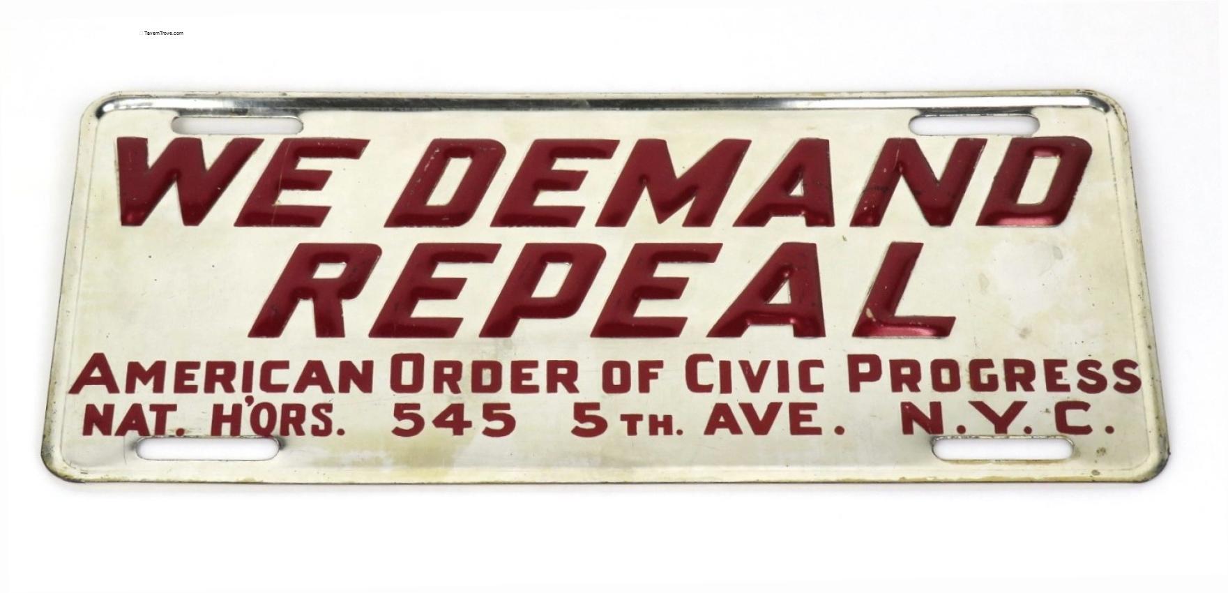 Novelty License Plate 
