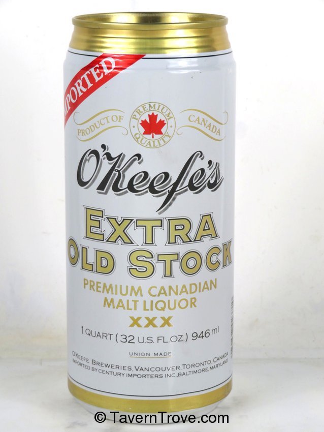 O'Keefe Malt Liquor Imported Quart/946ml