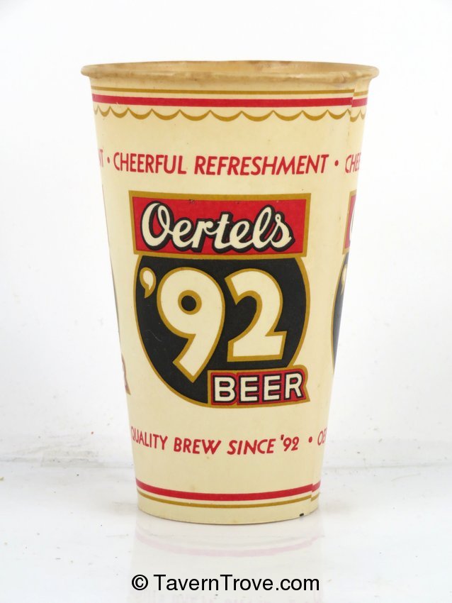 Oertel's '92 Beer Wax Cup