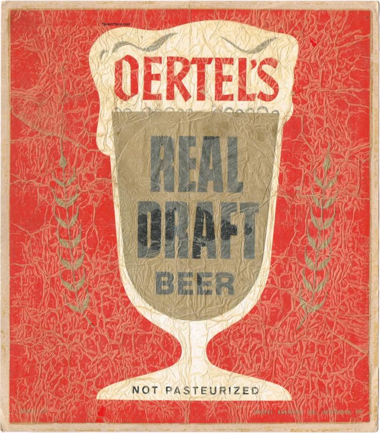 Oertel's Real Draft Beer