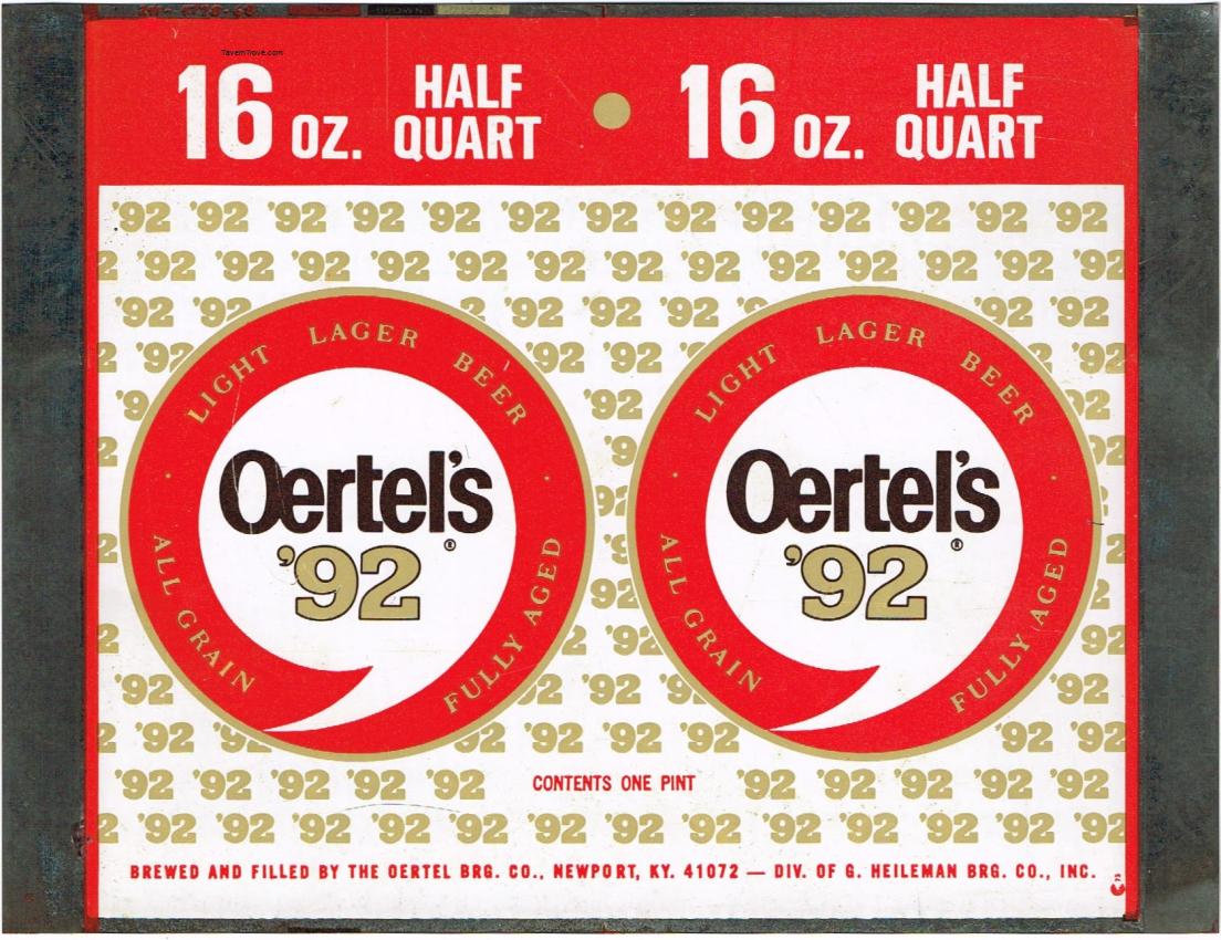Oertel's '92 Beer