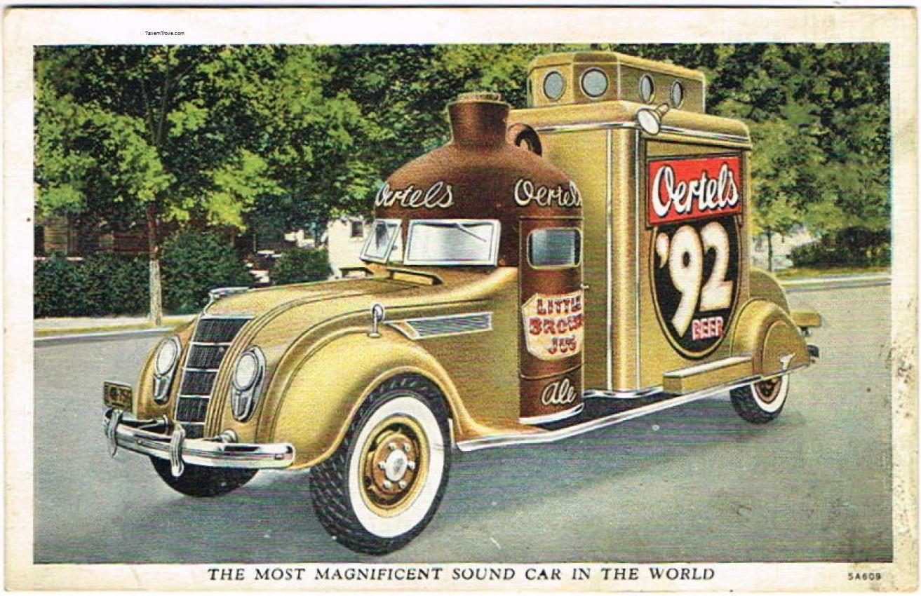 Oertel's Beer/Little Brown Jug Ale Sound Car Chrysler Imperial Airflow