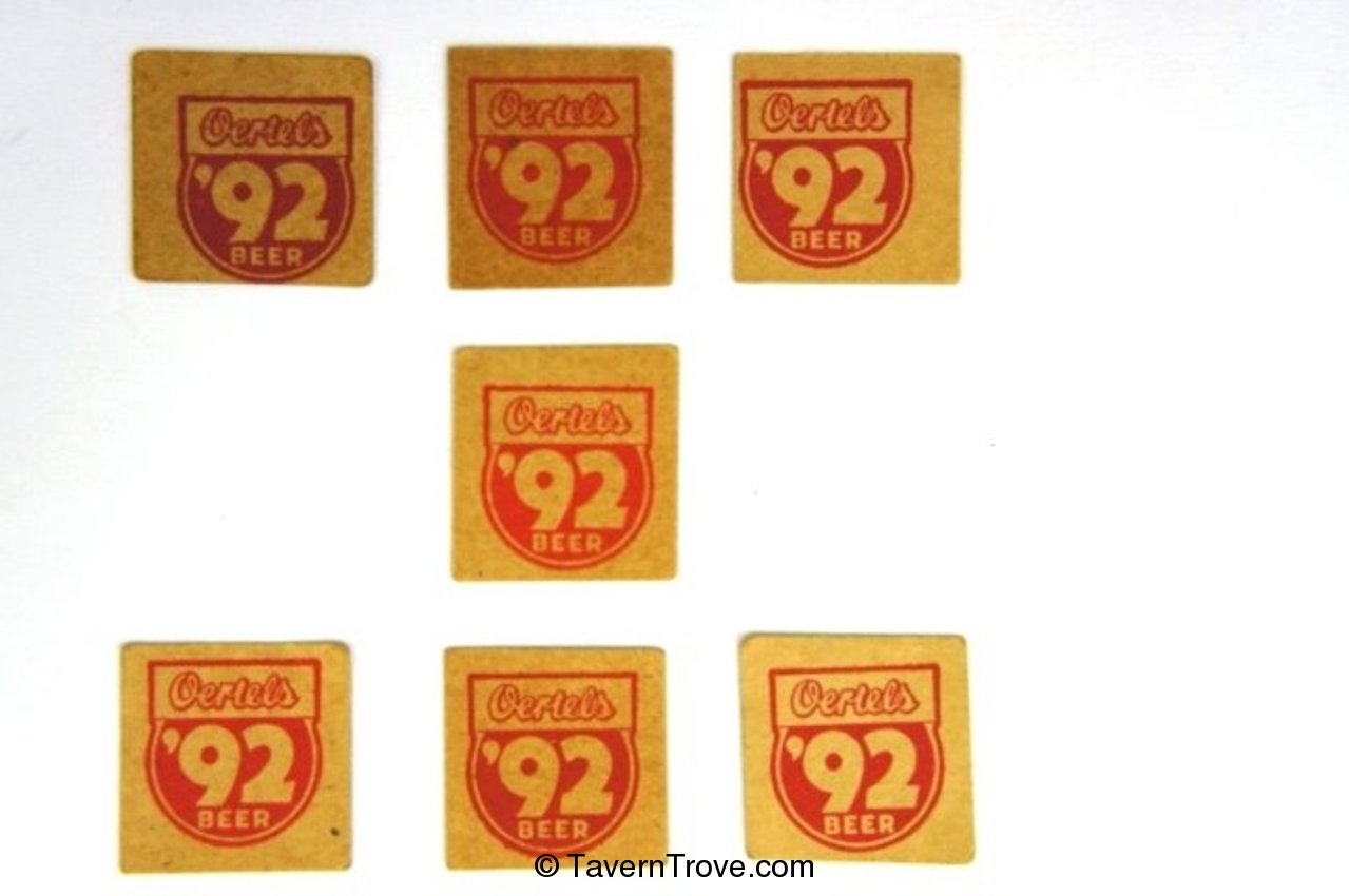 Oertel's 92 Beer Bingo Markers