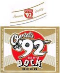 Oertels '92 Bock Beer