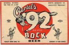 Oertels '92 Bock Beer