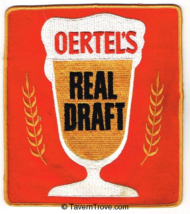 Oertel's Real Draft Beer Back Patch