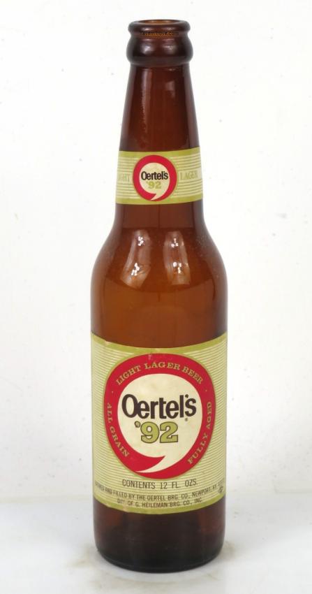 Oertels '92 Light Lager Beer