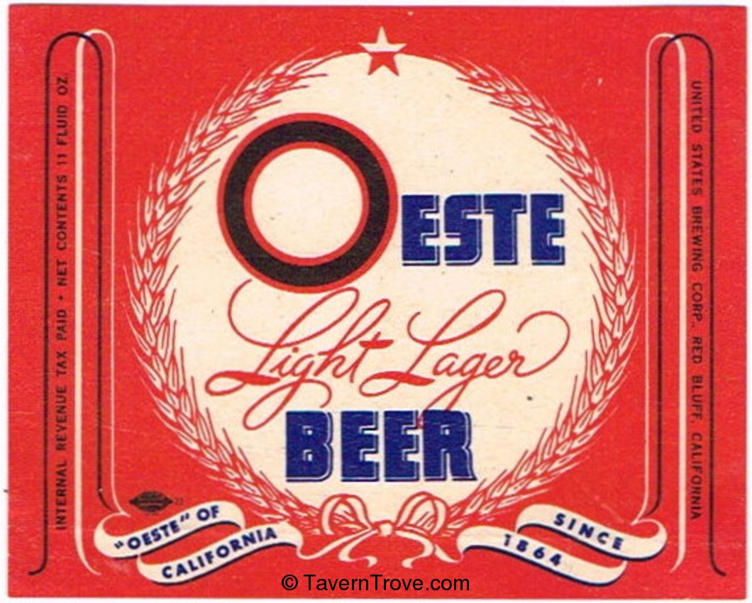Oeste Light Lager Beer