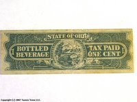 Ohio Tax 1 Cent (Neck Label)