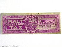 Ohio Tax 1.5 Cents (Neck Label)