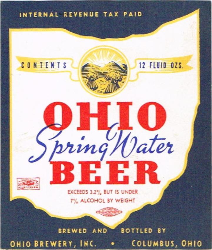Ohio Spring Water Beer
