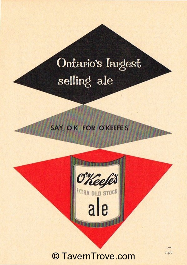 O'Keefe's Extra Old Stock Ale