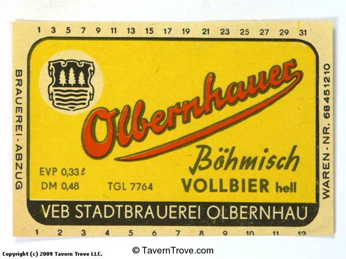 Olbernhauer Böhmisch Vollbier Hell