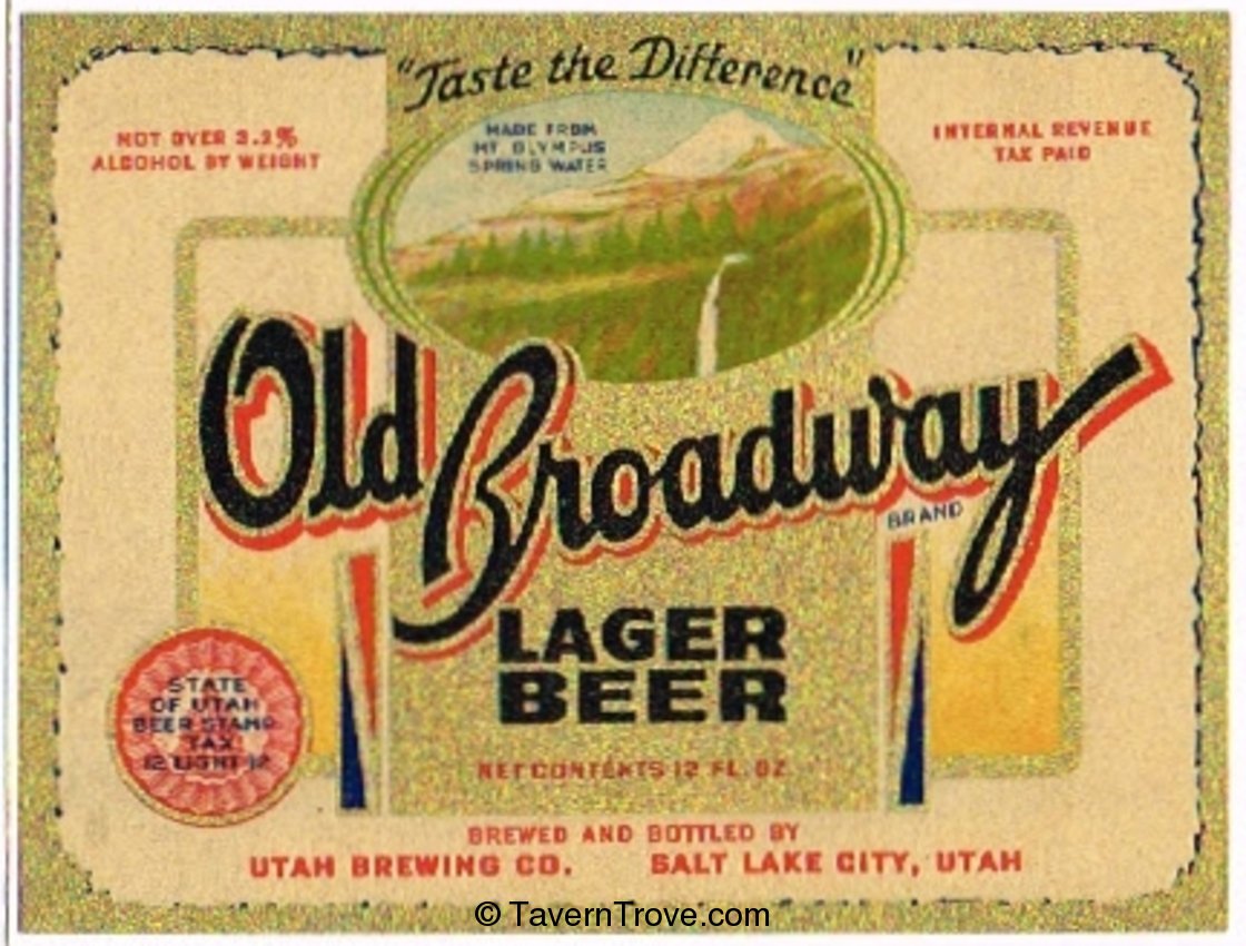Old Broadway Lager Beer